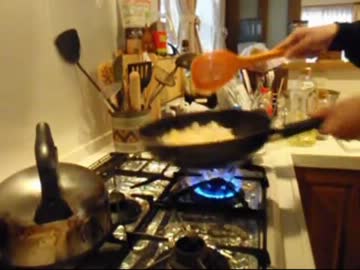 チーズかけチャーハン作ってみた。