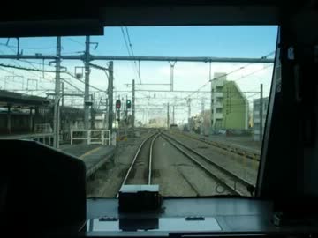 20120314　中央本線中央特快　高尾→東京【前面展望】1/6