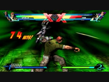 UMvC3 アイアンフィスト+スペンサーβ　状況限定ソー即死コンボ