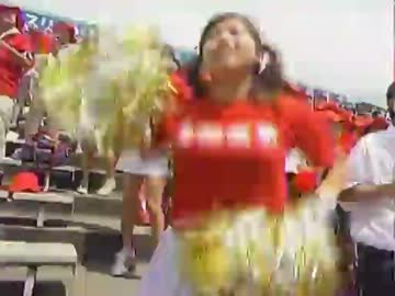 甲子園　伝説の爆乳チアガールがノーブラではないかと話題に