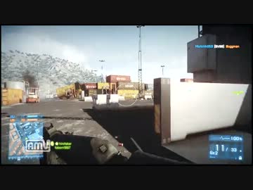 Xbox360 BF3　枯れた声で実況プレイ〜ウサスだと思った？残念！サイガ（ry～