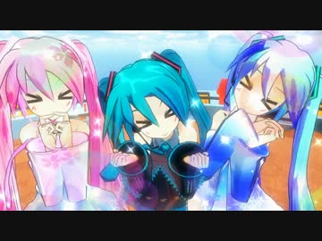 【MMD】 3人娘の「Gravity=Reality」 【あるて】