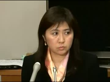 2012年4月5日  国民新党 亀井亜紀子参議院議員記者会見