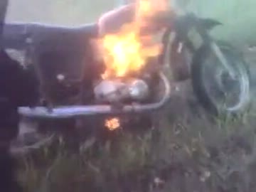 バイクを燃やしてみた