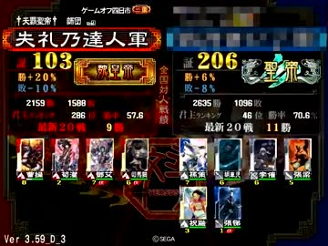 三国志大戦3　英知皇帝の蛮勇大戦2
