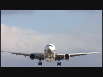 ド迫力の着陸 ー伊丹空港ー