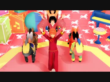 【ＭＭＤ】アイドル達で　(｣･ω･)｣うー!(/･ω･)/にゃー!【銀魂】