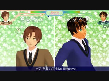 【APヘタリアMMD】SpringShowerを情熱的にプレイしてもらった【音ゲー風】