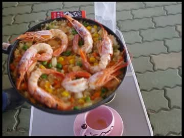 【野外ご飯】 シーフードピラフに挑戦した日のこと 【ソロ】