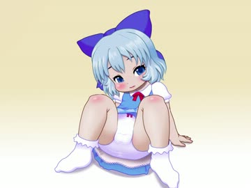 チルノが一分間腰を振るだけの動画。