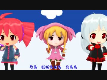 【MMD】びぱぴったん【VIPPALOID祭り2012支援(ぽい)】