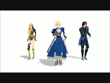 【MMD】筆頭とまつとセイバーでonly my railgun【Fate/BASARA】【弟得】