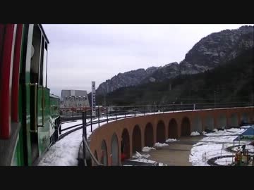 碓氷峠鉄道文化むら グリーンブリーズ号あぷとくん 車窓