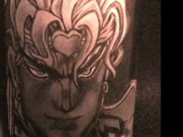【ジョジョ】DIO & THE WORLDを彫る！【グラスリッツェン】