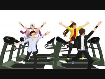 【MMD】学生4人でHere It Goes Again【戦国BASARA】
