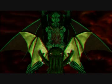 【MMD】クトゥルフ様がひたすら「うー！にゃー！」するだけ。