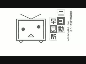 ニコ動視聴を便利にするサイトを作ってみた 8