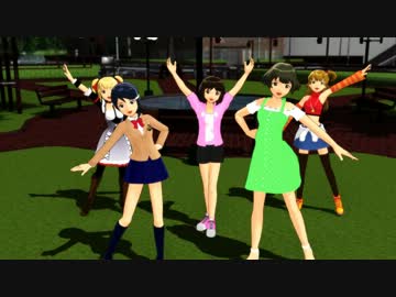 アイドルマスターDSカジュアルパック 【MMDモデル配布】