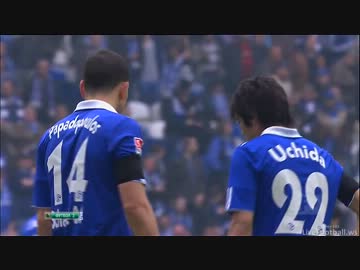 [ 香川＆内田 ]  4月14日 シャルケ 対 ドルトムント ［ 後半ハイライト ］