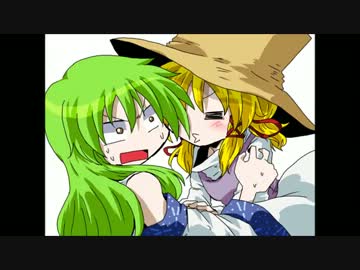 【東方】妖怪の山「(」・ω・)」うー！(／・ω・)／にゃー！」【手書き】