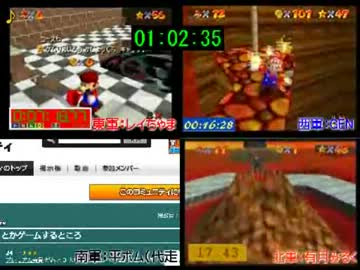 【2日目】第6回マリオ64☆120枚RTAリレー　4/8