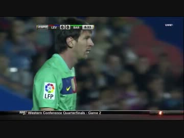 リーガ１１/１２　第３４節　レバンテ×バルセロナ