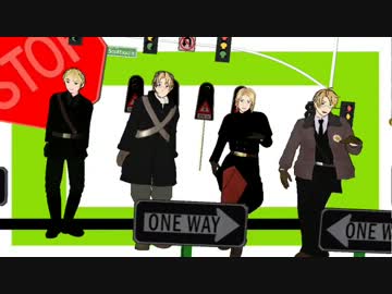 【APヘタリアMMD】新大陸×Just Be Friends（ver.マイケ.ルマッシュアップ）