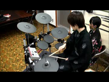 【偽物語】白金ディスコ【JKの妹と一緒に叩いてみた】