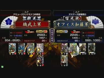 戦国大戦　頂上対決　2012/4/17　織武上軍　ＶＳ　オフィス加藤軍