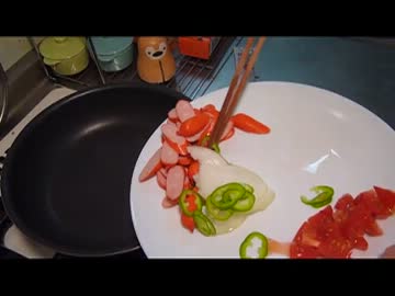 【手抜きランチ】ナポリタン