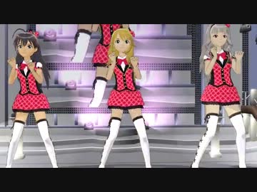 【MMD】OverMaster★響・美希・貴音【アイマス2】