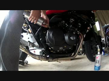 【CB400SB】初のエンジンオイル交換作業【テスト動画】