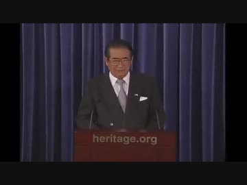 【全】石原都知事ワシントン会見／占領憲法無効破棄論・尖閣諸島購入他