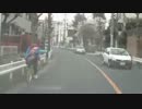 子供を乗せた自転車の危険走行