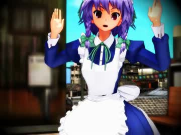 【東方MMD】咲夜さんがケロリン町でトリノコシティ（エフェクト増量）