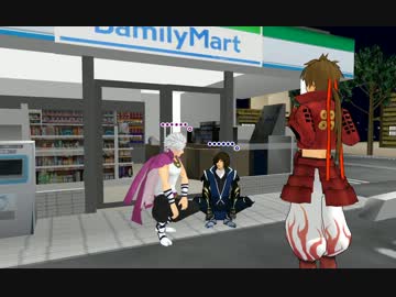 【MMD】武将の皆さんでコンビニ 【戦国BASARA】