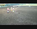 '12　女子プロ野球選抜×女子野球日本代表の1コマ マスコットたちのダンス