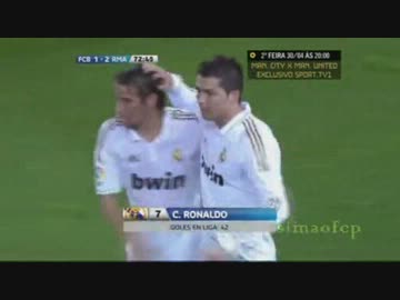 １１―１２りーが　ＦＣばるせろな　対　れあるまどりーど　全ごーる