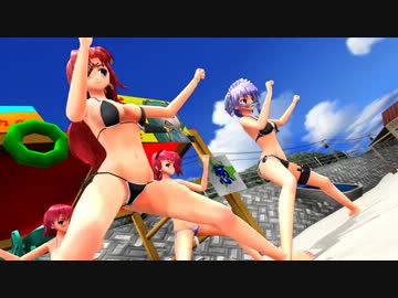 [MMD]　紅魔館の皆さんで「舞いーニョ」