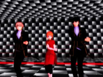 【MMD】沖田さんと土方さんと神楽ちゃんでBLACK　CAT【銀魂】