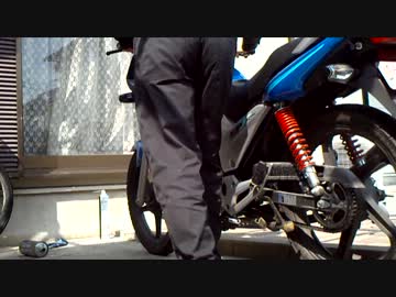 CBF125 - TonyrellとCBF Part7 休日にCBF125を整備するだけ