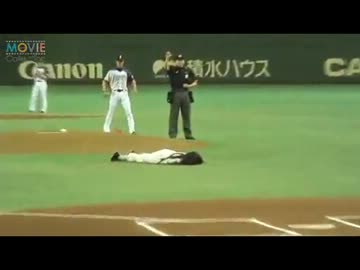 【貞子が始球式に登場】