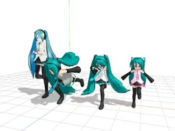 【練習MMD】じゅんび運動【歩き＆走りモーションとか】