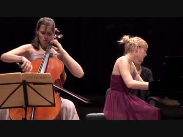 Camille Thomas & Beatrice Berrut - Brahms Cello Sonata op.38 2d mvt