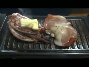 ただイカと野菜を焼いてビールを飲む