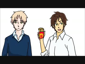 【APヘタリア】アルマダ組でさなだむし【手描き】