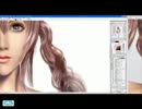 IllustStudioで描いたFF13セラ(水着バージョン)