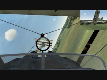 【Rise of Flight】Sopwith Camelのトレーニング【バーチャルサラウンド】