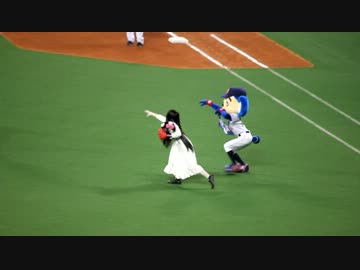 貞子さんの始球式【その２】（2012/04/29 ナゴヤドーム)