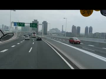 【前面展望】ニコニコ超会議号・リレーバス　上野駅ー幕張メッセ②